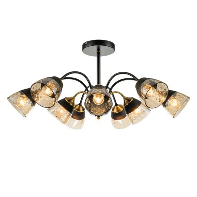 Светильник на штанге Escada 1148/9P E27*40W Black/Brass BOUQUET Светильник на штанге Escada 1148/9P E27*40W Black/Brass BOUQUET