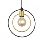 Подвесной светильник Escada 1162/1S E27*40W Black/Gold