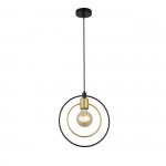 Подвесной светильник Escada 1162/1S E27*40W Black/Gold