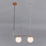 Подвесной светильник Escada 1163/2S E27*5W Black/Gold BOLTON