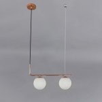 Подвесной светильник Escada 1163/2S E27*5W Black/Gold BOLTON