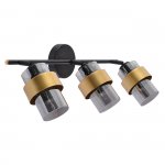 Настенно-потолочный свет Escada 1169/3A E14*40W Black/Gold