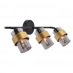 Настенно-потолочный свет Escada 1169/3A E14*40W Black/Gold