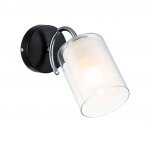 Настенный светильник Escada 1170/1A E27*60W Chrome/Black MELL