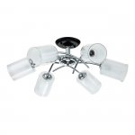 Потолочный светильник Escada 1170/6P E27*60W Chrome/Black