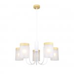 Светильник на штанге Escada 1172/5P E14*40W White/Wood