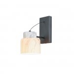 Настенный светильник Escada 1173/1A E27*60W Black/Marble white