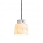 Подвесной светильник Escada 1173/1S E27*60W Black/Marble white