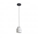 Подвесной светильник Escada 1173/1S E27*60W Black/Marble white