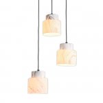 Подвесной светильник Escada 1173/3S E27*60W Black/Marble white