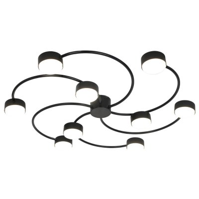 Потолочный светильник Escada 1180/9P GX53*15W Black Потолочный светильник Escada 1180/9P GX53*15W Black