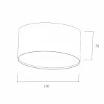Потолочный светильник Escada 20005SMU/03 LED 12W 4200K черный матовый 20005LED