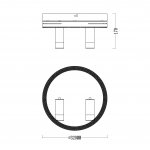 Настенно-потолочный свет Escada 20044SMA/03 LED 43W 4000K белый 20044LED