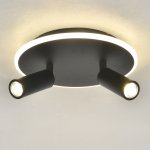 Настенно-потолочный свет Escada 20046SMA/02 LED 28W 4000K черный 20046LED