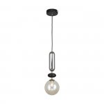 Подвесной светильник Escada 2102/1S G9*40W Black/Amber/Smoke