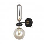 Настенный светильник Escada 2102/2A G9*40W Black/Amber/Smoke