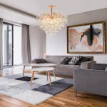 Светильник на штанге Escada 2104/8P E14*40W Gold