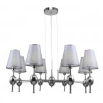 Подвесной светильник Escada 2106/8S E14*40W Nickel ELEGY