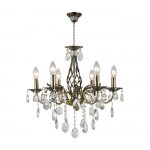 Подвесной светильник Escada 2107/6P E14*40W Antique Brass