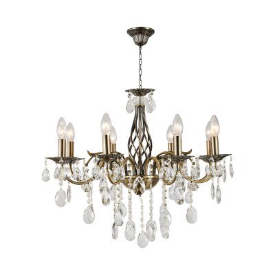 Подвесной светильник Escada 2107/8P E14*40W Antique Brass Подвесной светильник Escada 2107/8P E14*40W Antique Brass