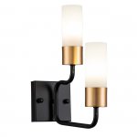 Настенный светильник Escada 2108/2A E14*40W Black/Gold LEVEL