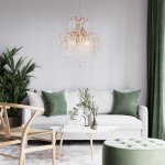 Подвесной светильник Escada 2108/5P E14*40W Gold FAVERO