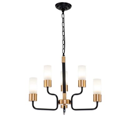 Подвесной светильник Escada 2108/6P E14*40W Black/Gold LEVEL