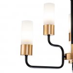 Подвесной светильник Escada 2108/6P E14*40W Black/Gold LEVEL