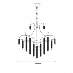 Подвесной светильник Escada 2108/8P E14*40W Gold FAVERO