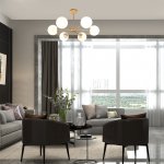 Светильник на штанге Escada 2110/6P E14*40W Champangne gold ETHEREAL