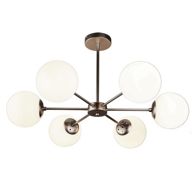 Светильник на штанге Escada 2110/6P E14*40W Satin nickel ETHEREAL