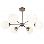 Светильник на штанге Escada 2110/6P E14*40W Satin nickel ETHEREAL