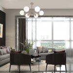 Светильник на штанге Escada 2110/6P E14*40W Satin nickel ETHEREAL