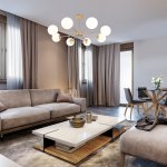 Светильник на штанге Escada 2110/8P E14*40W Champangne gold ETHEREAL