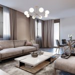 Светильник на штанге Escada 2110/8P E14*40W Satin nickel ETHEREAL