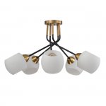 Светильник на штанге Escada 2113/5P E27*40W Copper/Black BOND