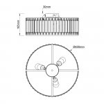 Потолочный светильник Escada 2116/3 E27*40W Gold UNONA