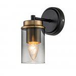 Настенный светильник Escada 2118/1A E14*40W Black/Brass DINASTY