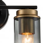 Настенный светильник Escada 2118/2A E14*40W Black/Brass DINASTY