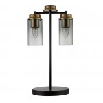 Настольный светильник Escada 2118/2 E14*40W Black/Brass DINASTY