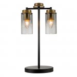 Настольный светильник Escada 2118/2 E14*40W Black/Brass DINASTY