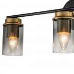 Настенный светильник Escada 2118/3A E14*40W Black/Brass DINASTY