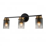 Настенный светильник Escada 2118/3A E14*40W Black/Brass DINASTY