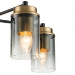 Светильник на штанге Escada 2118/5P E14*40W Black/Brass DINASTY