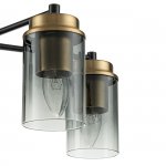 Светильник на штанге Escada 2118/5P E14*40W Black/Brass DINASTY