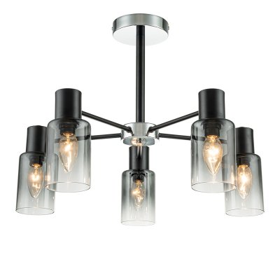 Светильник на штанге Escada 2120/5P E14*40W Black DIVERSITY