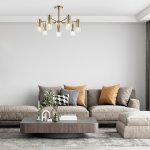 Светильник на штанге Escada 2120/7P E14*40W Gold DIVERSITY