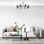 Светильник на штанге Escada 2120/8P E14*40W Black DIVERSITY