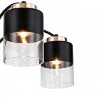 Светильник на штанге Escada 2121/5P E27*40W Black/Gold RICHE