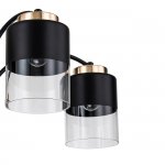 Светильник на штанге Escada 2121/5P E27*40W Black/Gold RICHE